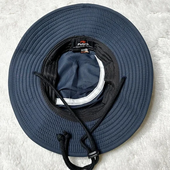 NWT Pukka Original Shademaker II Kukui’ula Patch Golf Hat Navy Men’s S/M - Picture 4 of 11